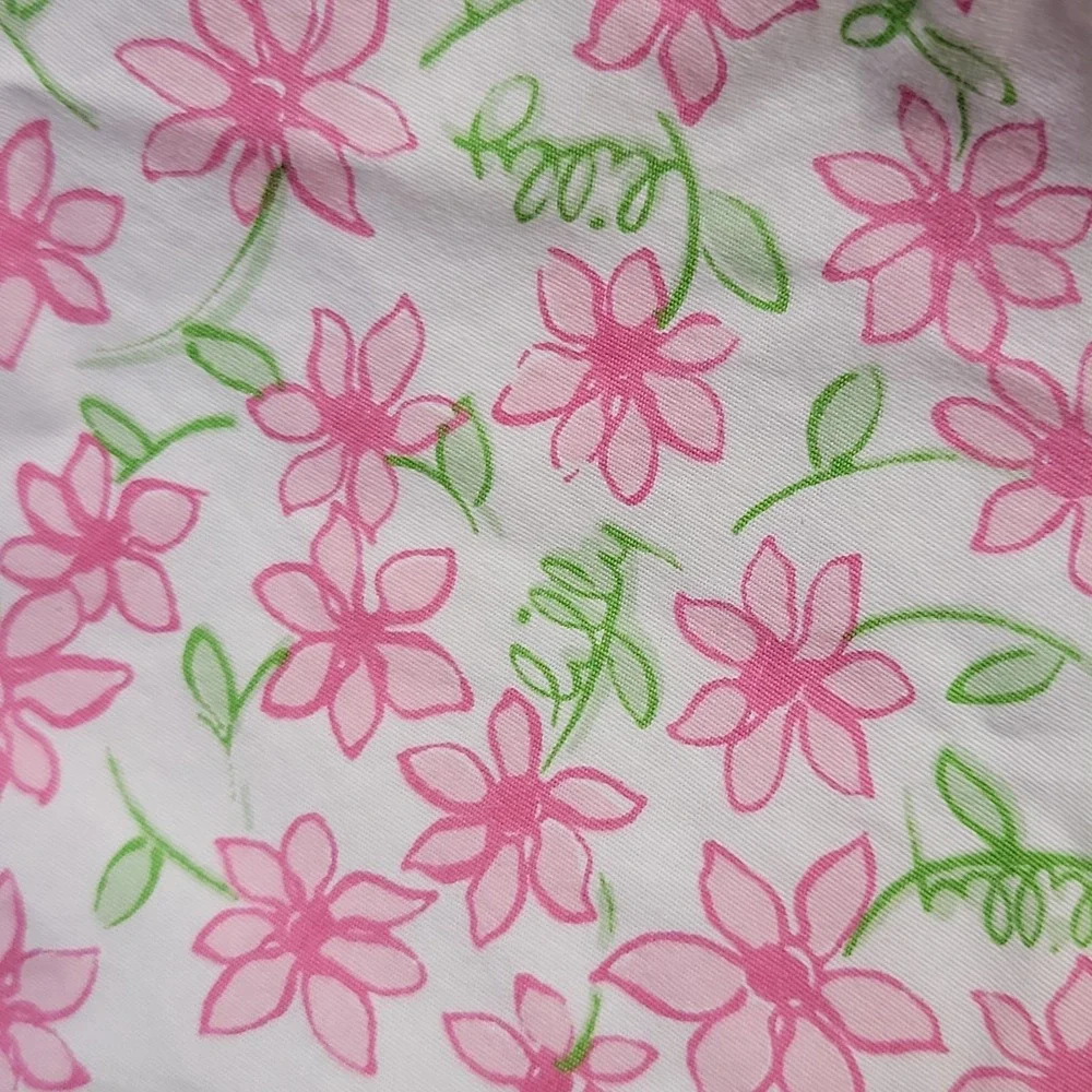 Lilly Pulitzer Perfectly Patched Reversible Twin 60x85 Duvet Cover Matching Sham